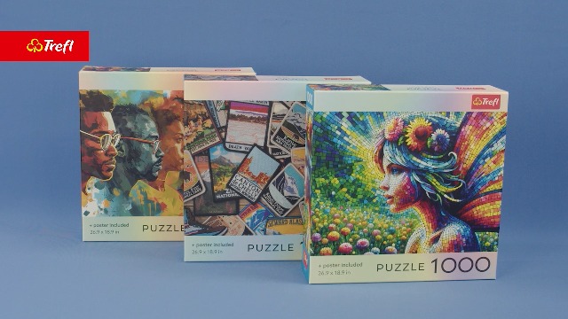 Amazon.com: Trefl - Square Box- Crystal Fairy 1000 Piece Jigsaw